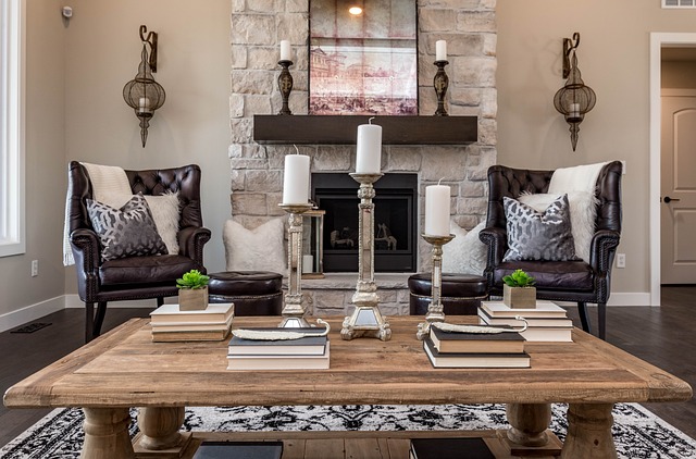 outdoor fireplace