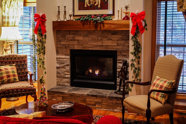 outdoor fireplace