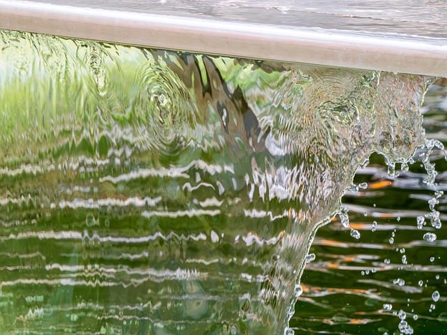 water feature, landscaping