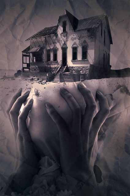home, house, broken house