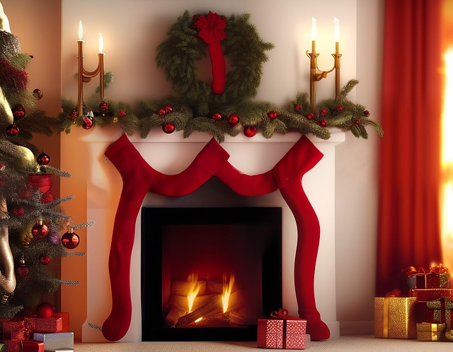 outdoor fireplace