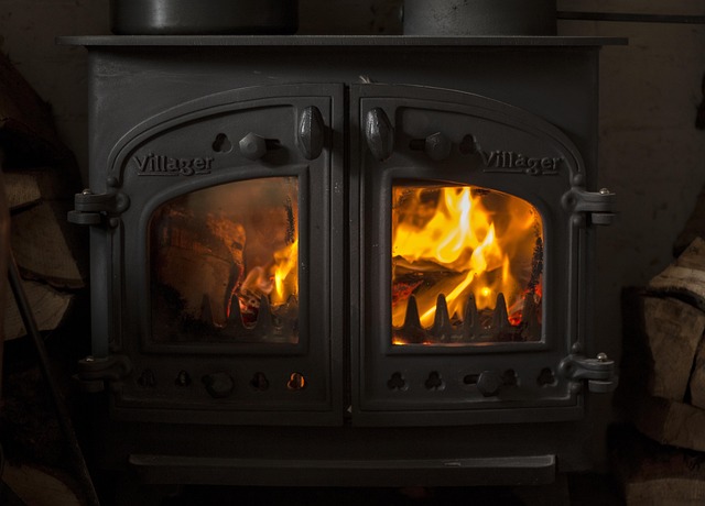 outdoor fireplace