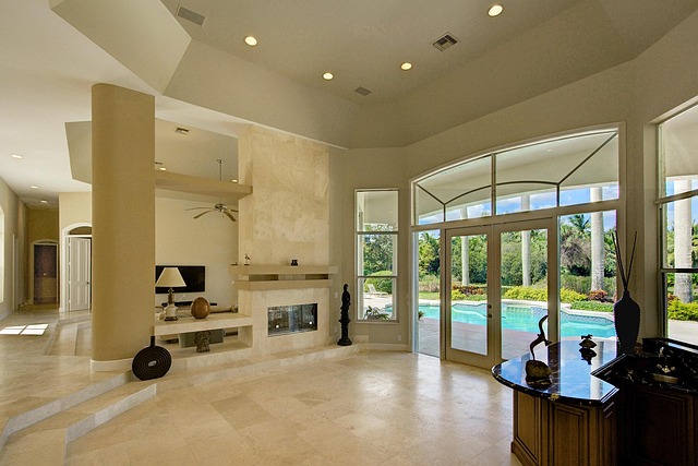 outdoor fireplace