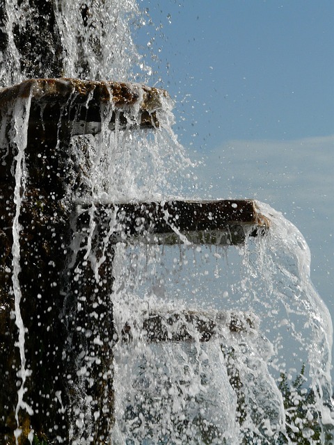 outdoor fountain, water feature