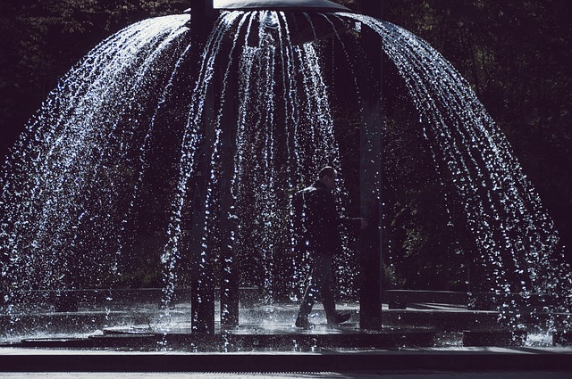 outdoor fountain, water feature