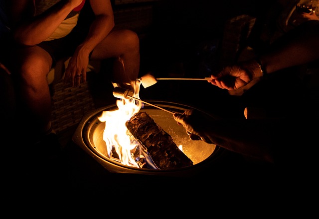 fire pit, fire place