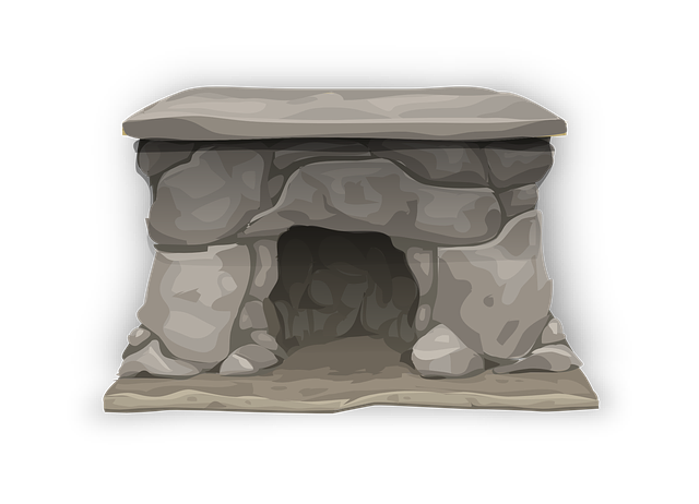 outdoor fireplace