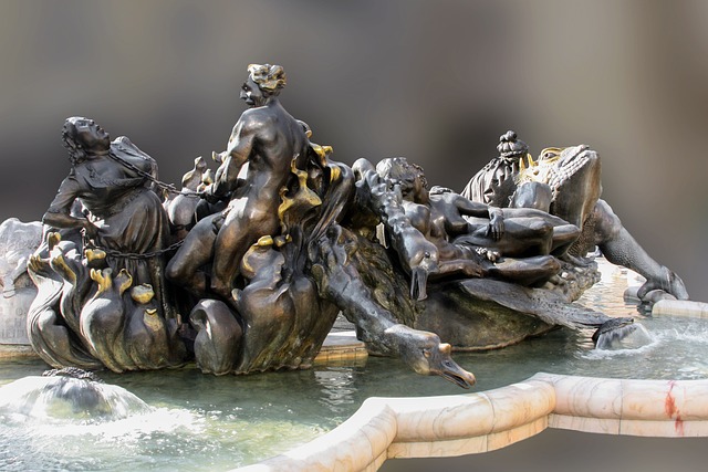 outdoor fountain, water feature