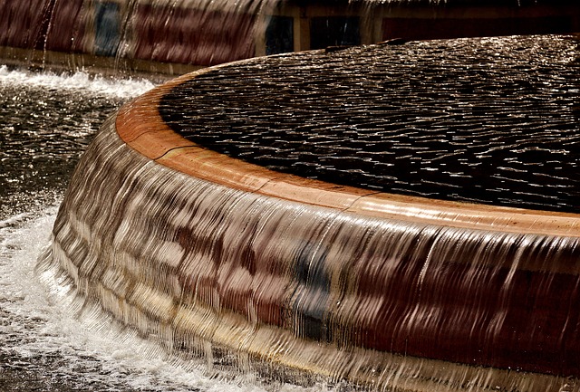 outdoor fountain, water feature