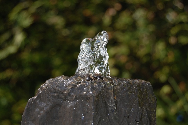 outdoor fountain, water feature
