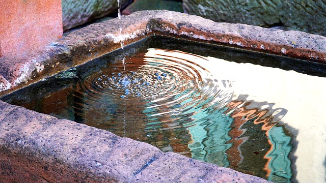 outdoor fountain, water feature