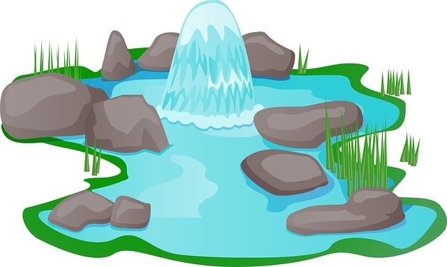 fountain, outdoor fountain