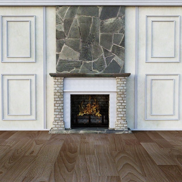 outdoor fireplace