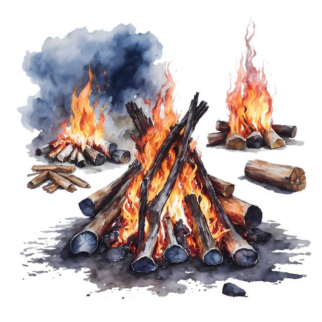 outdoor fireplace