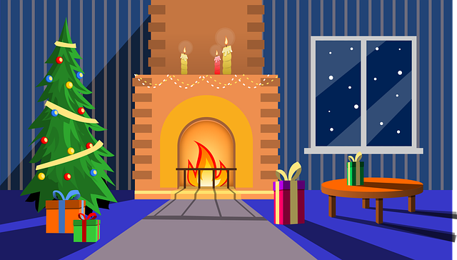outdoor fireplace