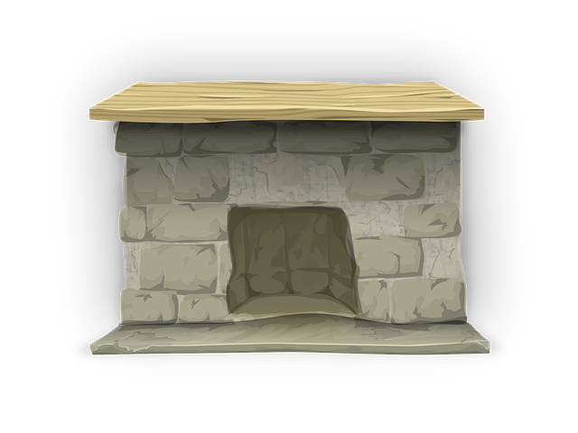 outdoor fireplace