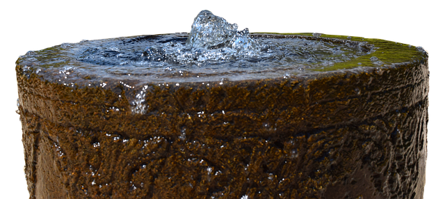 water feature, landscaping