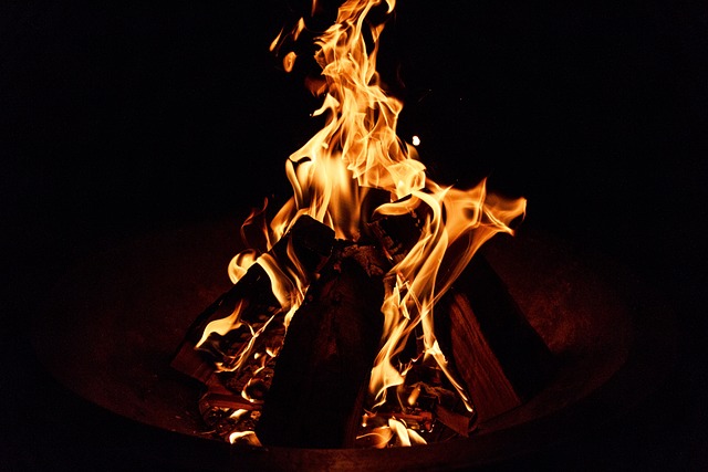 fire pit, fire place