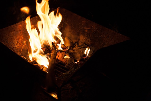 fire pit, fire place