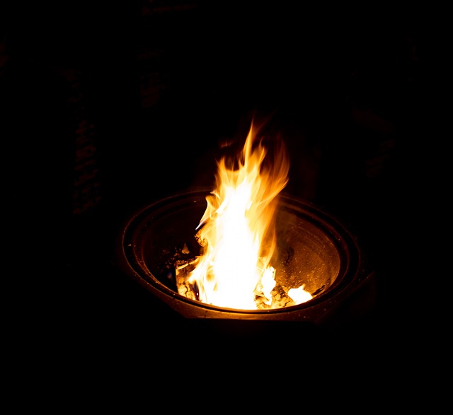 fire pit, fire place