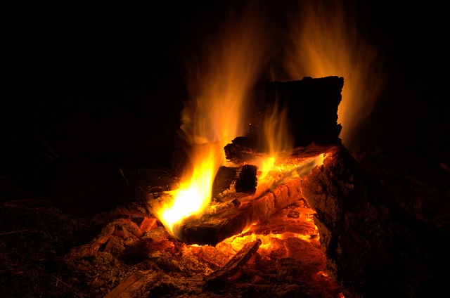 fire pit, fire place