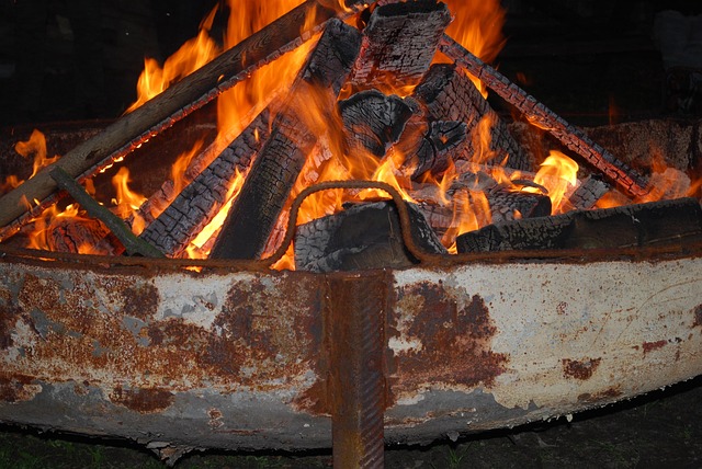 fire pit, fire place