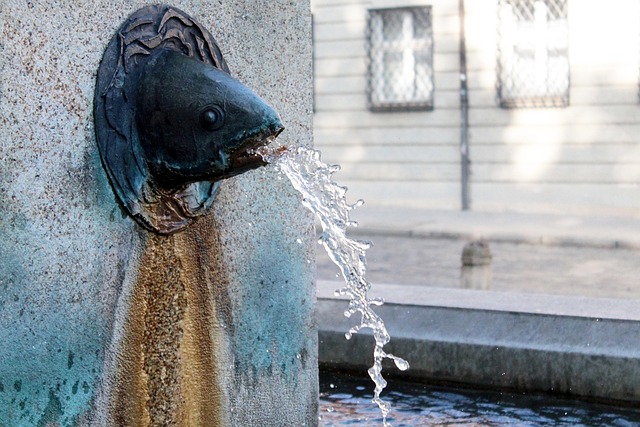 fountain, outdoor fountain