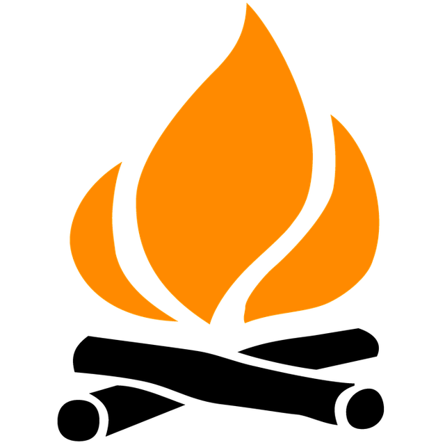 outdoor fireplace