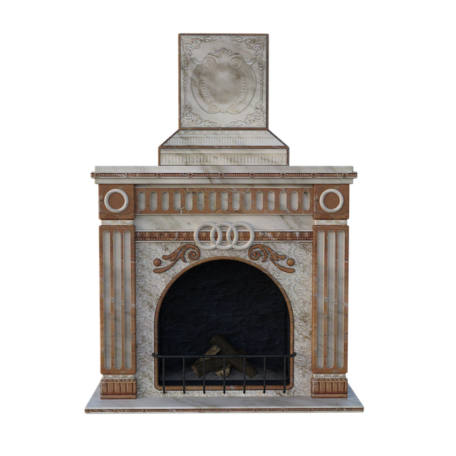 outdoor fireplace