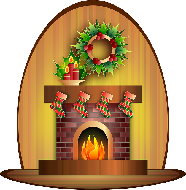 outdoor fireplace