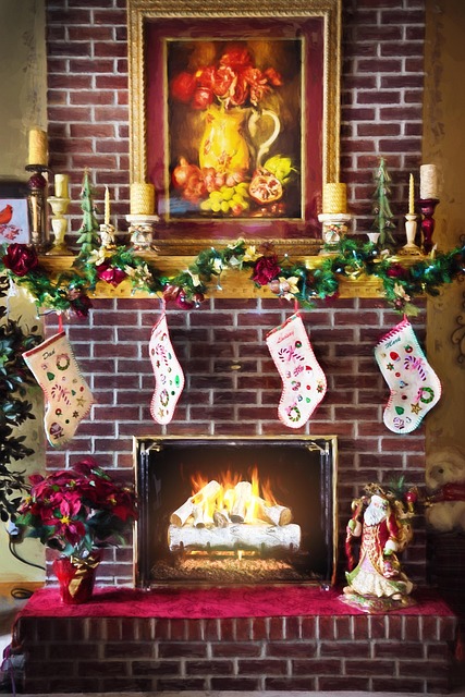 outdoor fireplace
