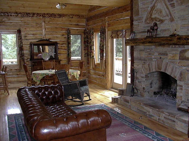 outdoor fireplace