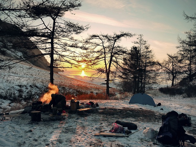 outdoor fireplace