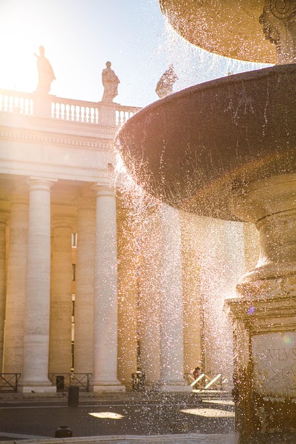 outdoor fountain