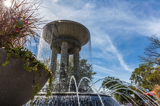 outdoor fountain