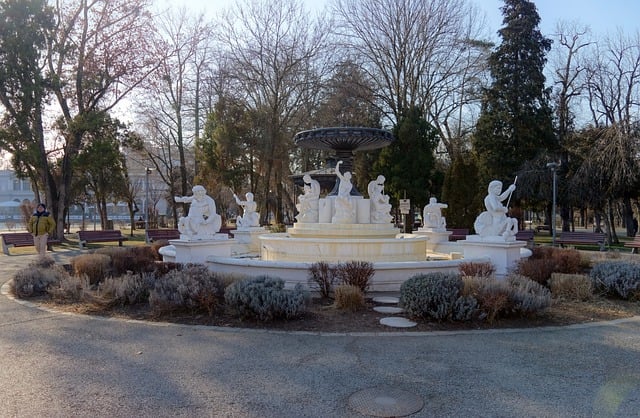 outdoor fountain