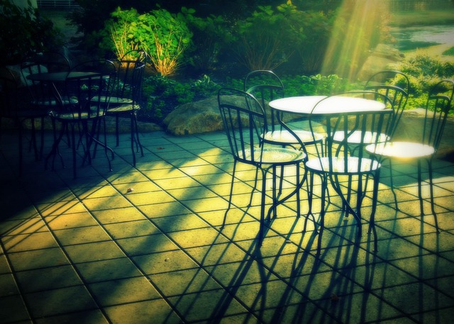 patio, outdoor living area