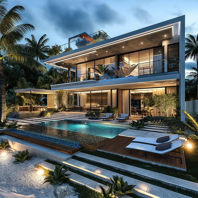 pool deck