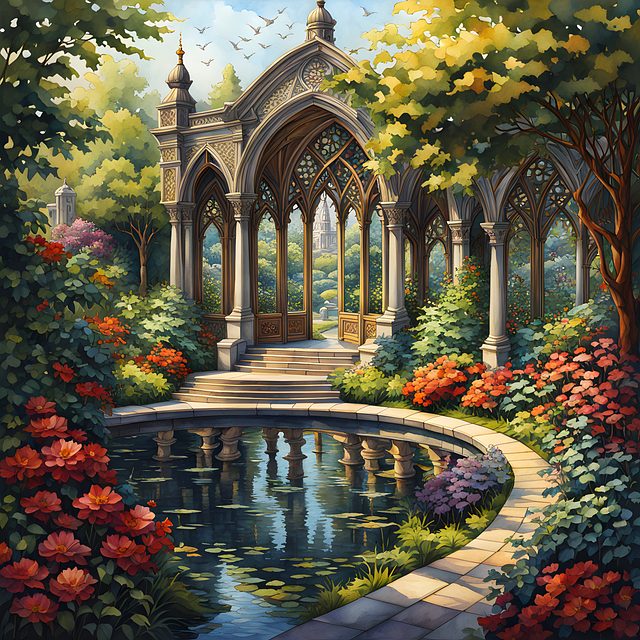 water feature, landscaping