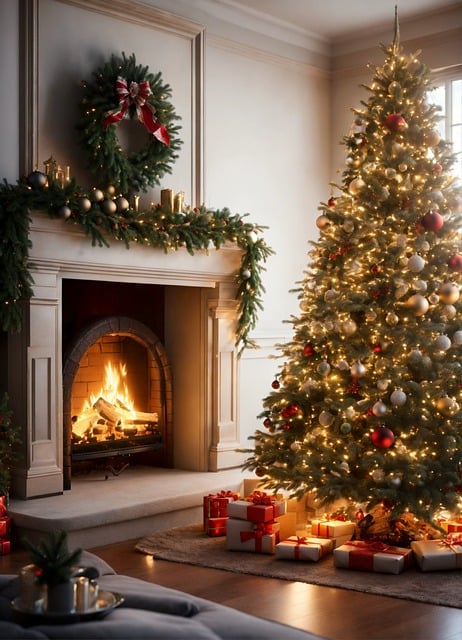 outdoor fireplace