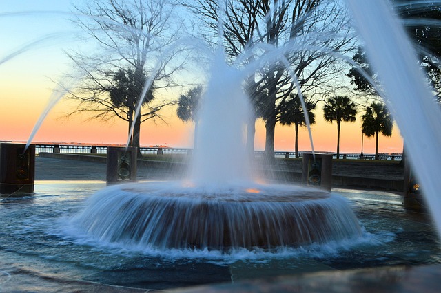 outdoor fountain