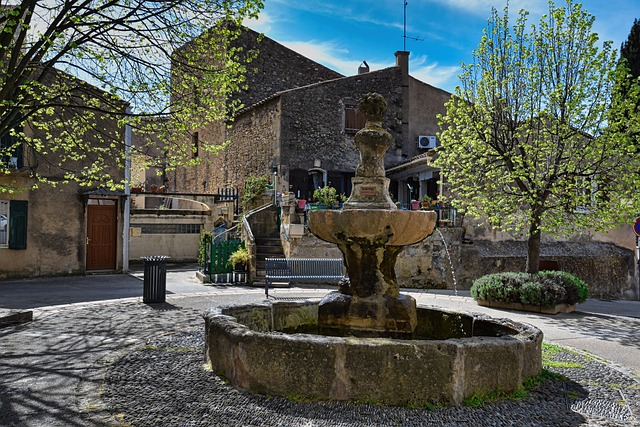 outdoor fountain